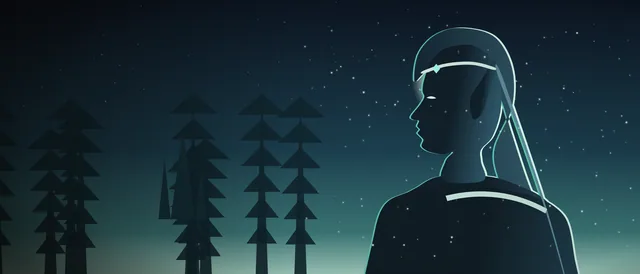 Original illustration: an elven noble with a circlet in a moonlit forest kingdom (unofficial, inspired by Lineage 2)